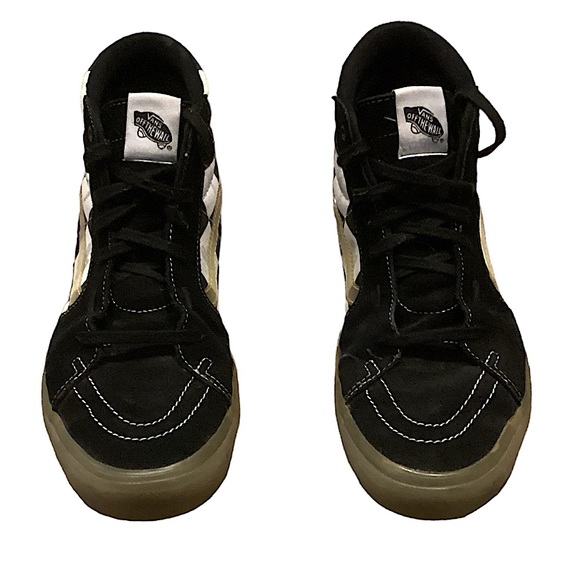 Vans Skateboard Sk8 Classic Hi-Top Oversized Checkerboard 12 - Picture 2 of 14